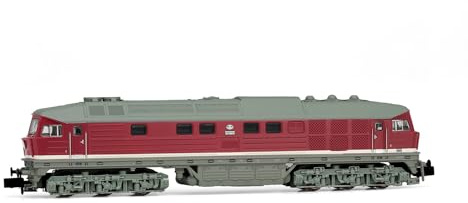 ARNOLD HN2600 DR, Diesellokomotive 142 002-5, rot mit grauem Dach, Ep. IV-Lok – Diesel