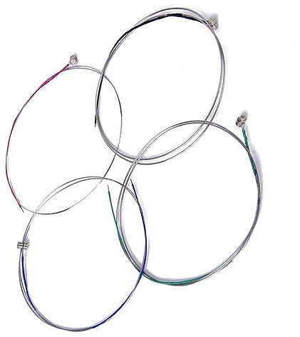 UPKOCH Violinensaiten Mit Stahlkern Und Kugelende Für E-saite Nickelummantelte Saiten Geeignet Für Anfänger Klarer Und