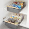 Jenmayt 2 cajones extraíbles,Gavetas Deslizantes Para Armarios,Mueble Organizador de Cocina,con Asa,Cajones Extraíbles para Cocina,para Despensa, Baño, Debajo del Fregadero