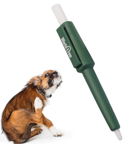 Penna sulla penna per zecche per animali domestici - Strumento di rimozione delle pulci facile da usare | Pratico insetto da compagnia penna di cattura | Cat e cane da toelettatura Catcher di insetti