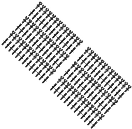UKCOCO 2 Ensembles Raccords De Tuyau De Jardin Bouchons De Fin Pour Irrigation À Pe Accessoires Pratiques Pour Arrosage Jardinage 100 Pièces * 2