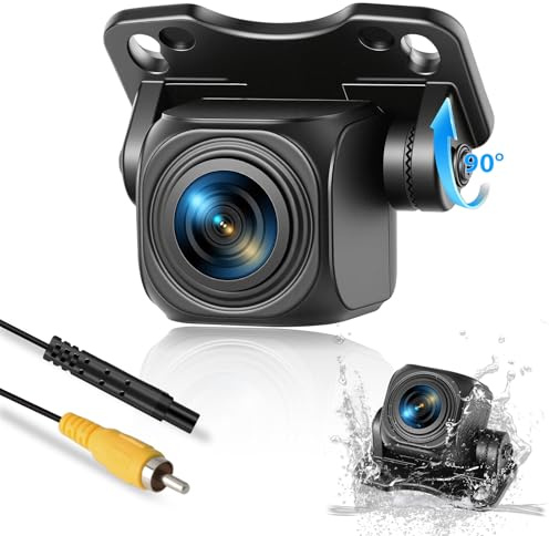 Rückfahrkamera AHD 1080P Rückfahrkamera Auto mit OEM-Halterung Universal Rückfahrkameras Nachrüsten Nachtsicht WDR 170° Weitwinkel IP69 Wasserdicht Auto Rückfahrkameras NTSC für SUV Camper Pickup Van