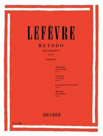 LEFEVRE - Metodo per clarinetto volume 2