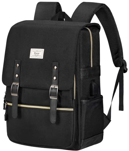 Ronyes Sac à dos unisexe étanche pour ordinateur portable jusqu'à 15,6