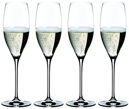 RIEDEL Vinum Bicchiere da Champagne Cuvee, Vetro, Trasparente