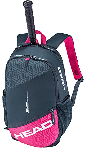 HEAD Unisex-Erwachsene Elite Backpack Tennistasche, anthrazit/pink, Einheitsgröße