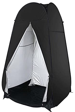 WANWEN Tragbares Pop-Up-Camping-Dusch-Sichtschutzzelt, Umkleidekabinenschutz, Strandzelt, für Camp-Toilette im Freien mit Tragetasche Little Surprise