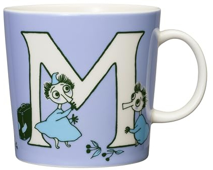 Arabia Moomin 1066900 taza 32,5 ml (0,4 l) colección Alphabet M vajilla Moomin