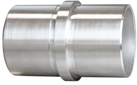 Steckfitting gerade, für Rohr Ø 48,3x2,0 Edelstahl V2A Rohrverbinder Verbinder für Rohre Geländerbau Geländer Treppen Balkongeländer Terrassengeländer Balkon Terrasse
