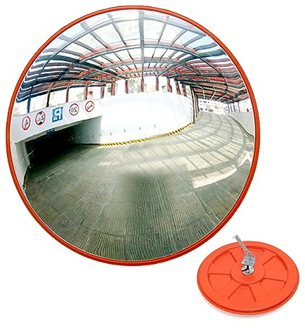 30cm Konvexspiegel Verkehrsspiegel Sicherheitsspiegel Überwachungsspiegel Panoramaspiegel Konvex Spiegel für Parkplätze, Lager, Krankenhäuser, Fabriken, Schule