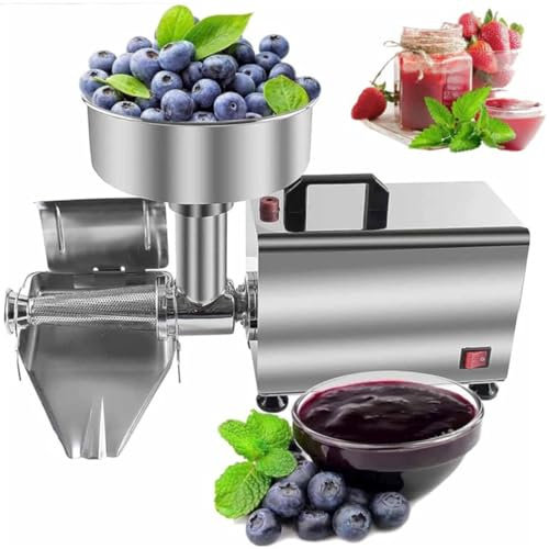Spremipomodoro Elettrico Passapomodoro Fresatrice per Pomodoro Macchina per Salsa di Pomodoro in Acciaio Inossidabile, Motore in Rame Puro da 450 W Passaverdure per Salsa di Pomodoro