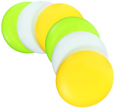 WESIEVYA 6 Stück Discgolfscheiben Aus Robustem Pe Kunststoff Mit Driver, Midrange, Putter Und Markern Kleines Discgolf Einsteigerpaket Für Präzision Und Outdoor Golfspiel