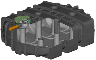 Regenwasser Flachtank 5000 Liter Erdtank Aqua-Flat Kunststoff [ Ausbaupaket passend für Ihre Anwendung frei wählbar ]