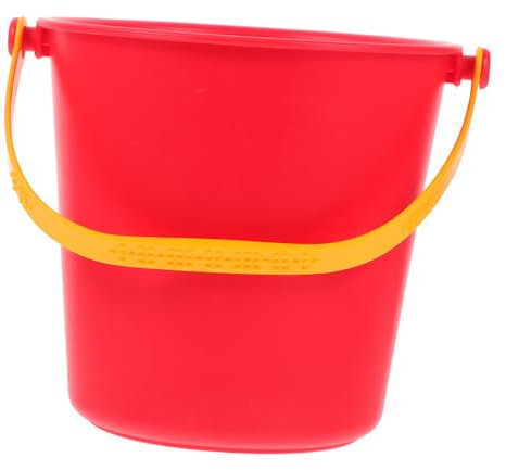 Alasum Multifunktionaler Sandkübel Für Junge Mädchen Robuster Tragbarer Eimer Für Strandspielzeug Roter Outdoor-sandeimer Für Spiel Und Aufbewahrung Für Strandabenteuer Und