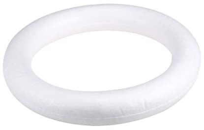 DOITOOL Schaumstoff Girlandenring Für DIY-projekte Kranzbastelring Aus Schaumstoff Handgemachte Partydekoration DIY-Accessoire Für Hochzeit Und Feiertage