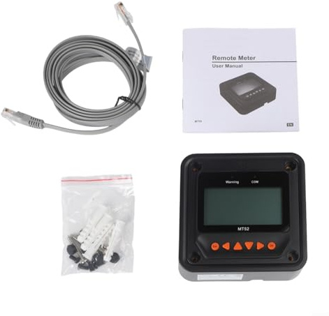 Gdfnmogo MT50 Remote LCD Display Monitor RS485 Meter Head Solar Controller Data Monitor Real Time Operation Status Power Parameter Settings