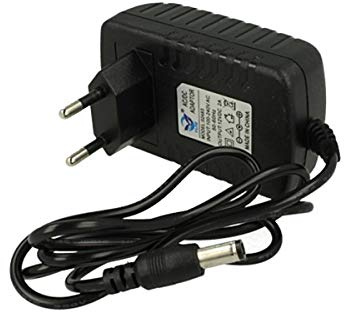 Alimentatore 24W 12V DC 2A con Spina EU, Trasformatore da 220 V AC a 12 V DC, Colore Nero – Ideale per Strisce LED, Telecamere, Router