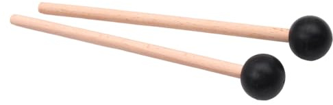 Hartgummi-Schlägel – Xylophon-Percussion-Sticks, instrumentelle | Klangverstärker, Holzgriff, Rhythmuswerkzeuge, langlebige Schlagzeug-Tapper, kompakte Glockenschläger, professionelles Klangz
