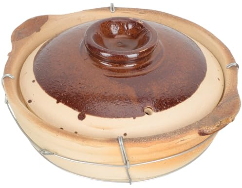 NESTINGHO Cazuela de Barro con Asa para Cocina Doméstica Olla Pequeña para Guisos y Arroz Apta para Cocina de Inducción y Estufa para Guisar Pollo y Sopa Reuniones Estilo Varios estilos
