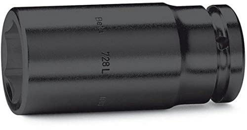 Beta 728L 19 - Chiavi a bussola con attacco quadro femmina 3/4 bocca esagonale serie lunga, fosfatate