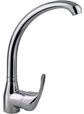 Aquahome Bathkitchen Style 12259112501 Évier monocommande avec bec verseur Gris