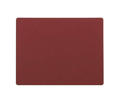 Lind DNA Tischset Square/Large aus Leder Nupo in der Farbe Rot, Größe: L 35x45cm, 981917