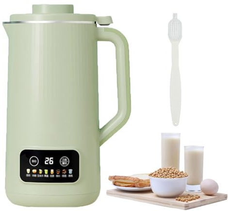 Nut Milk Maker, 800ML Multi Soy Milk Maker Machine, Automatic Almond Milk Machine with Delay Start/Keep Warm/Self-Cleaning/Free Filtering, 12 Hours Timer, 60dB Low Noise, for Home Kitchens