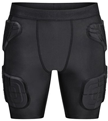 TUOYR Ungdom vadderad kompression skjorta pojkar ribbbröstskydd för barn fotboll ridning paintball rugby cykel shorts hockyball New Padded Shorts YL