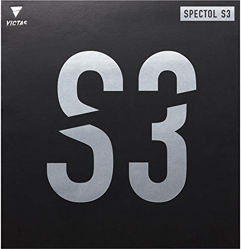 VICTAS Table Tennis Rubber Table Tennis Table Soft Spectrum S3 Spectol S3 Red (0040) 1.6 210030