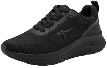 TAMARIS Comfort dam Low Duo-tex sneakers, Black Uni, 38 EU, Svart, 38 EU