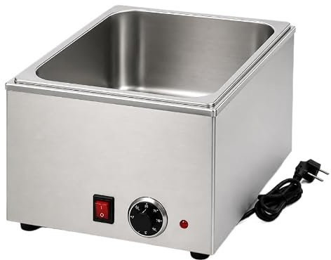 Bain-Marie Électrique Professionnel sans Robinet de Vidange – GN 1/1 – 1200 W