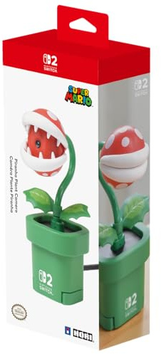 HORI Super Mario Piranha Plant Camera Stand for Nintendo Switch 2, Official Licensed Product