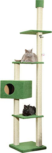 CLEVERCAT Outdoor Kratzbaum Florida, mit jeder Menge Aussichtspunkten für Ihren Liebling, Made in Germany 7410