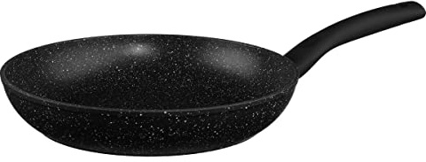 5 five simply smart Smidd aluminiumkaractär panna 28 cm – aluminium spis smidd karaktär, aluminium, PTFE, rostfritt stål, bakel, silikon, storlek D 28 x H 5 cm