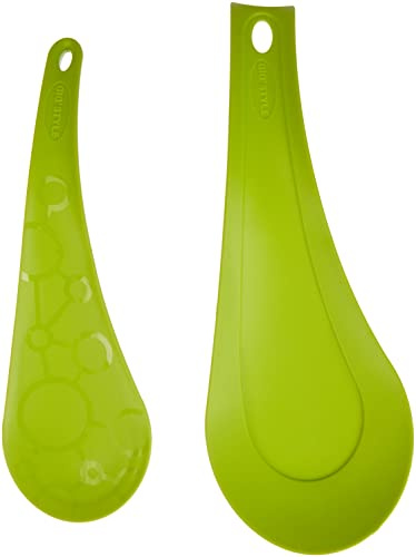 Giostyle Doppio Posamestolo in Plastica 100% Riciclabile, Verde