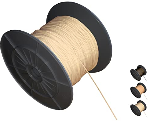 EFIXS Jalousien Schnur 2.2 mm - Natur - 10-25 Meter - Hier: 10 Meter - Premium Jalousie Zugschnur - Ersatzschnur für Holz-, Bambus-, & Aluminiumjalousien - Hochwertige Jalousie Kordel