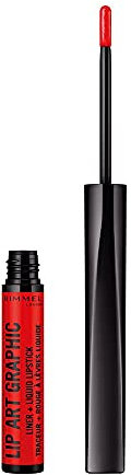 Rimmel London Lip Art Graphic Liner & liquid Lipstick - 860 Go Hard