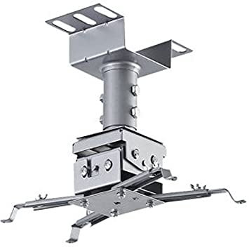 Projector Mount Projector Ceiling Mount Silver Universal Projector Bracket Wall Projector Bracket with a Maximum Load Capacity of 5.11lb Thickened Large Claws Projector Bracket