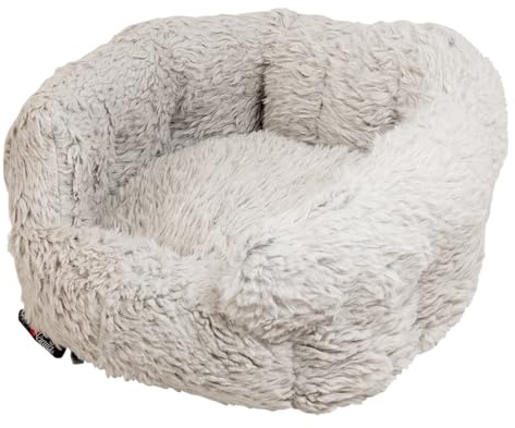 JACK AND VANILLA, Muschelkorb-Modell, Hundekorb, grau, Größe L, 55 x 42 cm