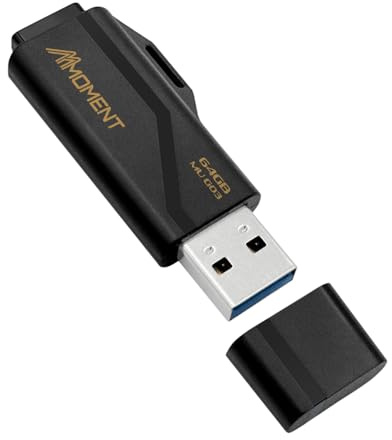 MMOMENT MU G03 64GB Flash Drive USB 3.2 (USB 3.1/ USB3.0) USB Flash Drive, Read Speed up to 100MB/s Thumb Drive Memory Stick