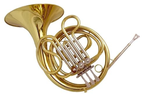 Professionelle Waldhorn Blechblasinstrument Eb/F Junior Waldhorn Musikinstrumente Mit Koffer, Mundstück Und Zubehör