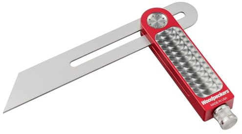 Woodpeckers Sliding Bevel Gauge, 7 Inch, Sliding T-Bevel for Woodworking, Easy Set & Secure Tight with Unique Locking Mechanism