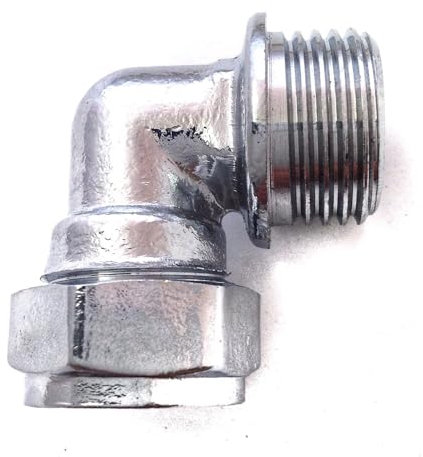 15mm x 1/2 Male Chrome Elbows (Known as 15mm Chrome Elbow/Chrome Compression Elbow/Chrome Pipe Fittings/Chrome Elbow / 15mm Chrome Compression Elbow Also Available in 22mm x 3/4 Inch BSP)