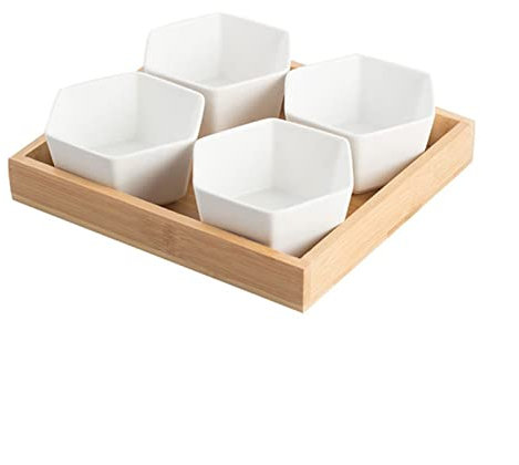 DDKYHU Dip-Schüsseln Kreative Dip-Schüssel Keramik Snack Trockenobstteller Porzellan Servierplatte Saucenschale Haushaltsdessert
