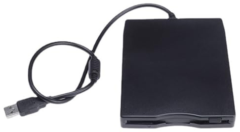 Hermosiey Mobile Floppy-Laufwerk Diskettenlaufwerk 3,5 1,44 MB USB Computer Mobile Floppy Drive-Platte