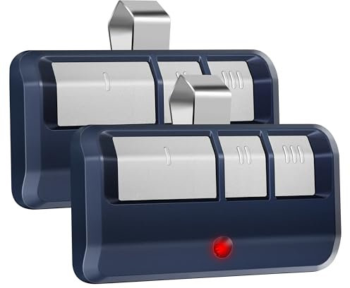 pepape 433.92MHz Garage Door Remote Transmitter for Chamberlain LiftMaster TX4UNIF TX4UNIS 94335E 94334E 4335E for Chamberlain Motorlift ML700 ML1000 ML2000 ML5000, 2 Pack