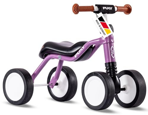 PUKY WUTSCH Perky Purple | Lauflernrad ab 1 1/2 Jahren | Lauflernhilfe Kinder | Lauflernwagen Indoor & Outdoor | Kinderfahrzeug mit Sicherheitslenker & Pendelachse | Ergonomischer Sitz | FLOAT-Laufrad