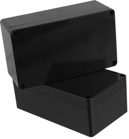 Gadpiparty 2pcs Diy Enclosure for Power Cord Plastic Junction Box Outdoor Electrical Box Design