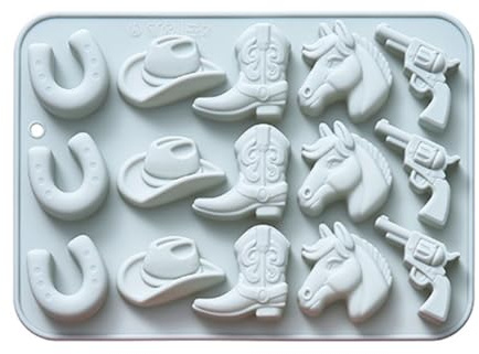 Silikon-Dessertformen mit Pferde-Motiv, Silikon-Backformen, Backblech, Schokoladenformen für Kuchen, Fondant, Schokolade, Backen