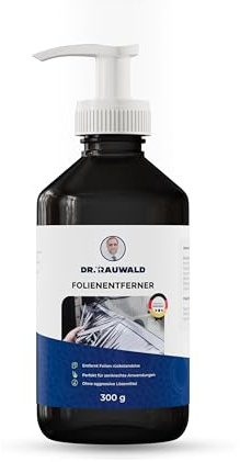 Charlott Dr. Rauwald Folienentferner Auto 300ml gegen Aufkleber & Klebereste | Lackschonend (pH-neutral) & geruchsneutral. Löst Tönungsfolie, Werbefolie & Vignetten rückstandslos in nur 15 Min.